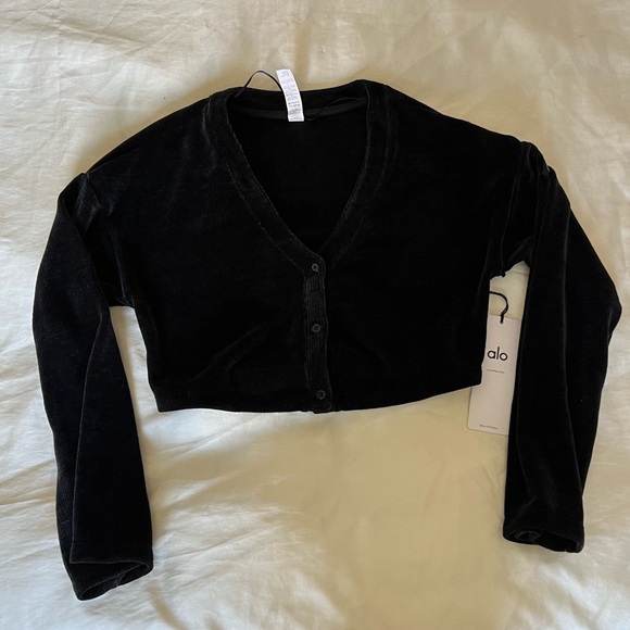 Alo chenille chalet cardigan - Picture 2 of 6